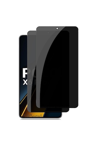 Xiaomi Poco X6 Pro 5g Hayalet Ekran Koruyucu Cam 5d Privacy Yandan Görünmez Ekran Koruyucu Camı