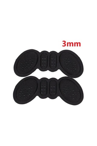 Bunyon Ayakkabı Daraltan Ped Ayak 3 Mm Topuk Vurma Önleyici Sünger Siyah