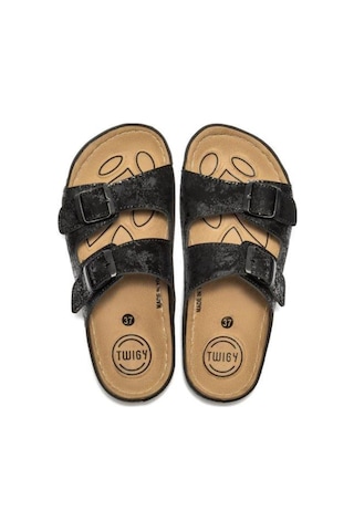 Twigy Dilay Kadın Terlik Siyah 36/40 BB0361 Siyah