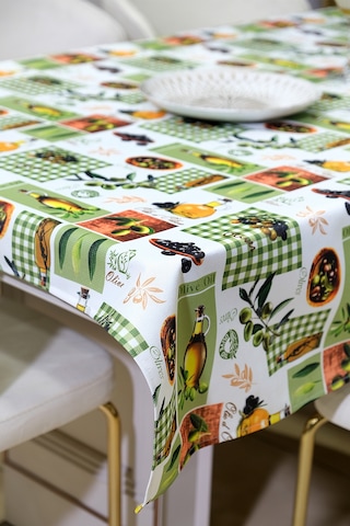 Sufre Sıvı Geçirmez Masa Örtüsü Sofra Bezi Sofra Örtüsü Piknik Örtüsü Zeytin