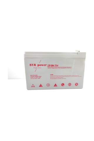 Byr Power Akülü Araba Aküsü 12V 9Ah 20Hr