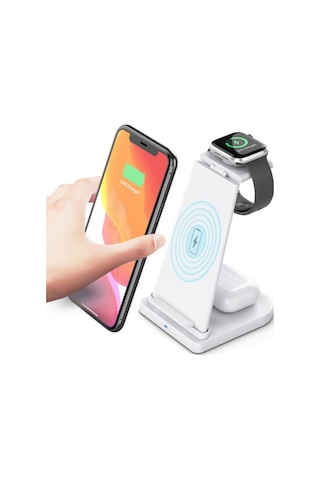 Ally 15 W 3 In 1 Wireless Kablosuz Şarj Standı