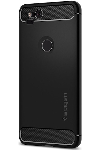 Spigen Pixel 2 İle Uyumlu Kılıf Rugged Armor Siyah