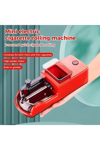 Elmpaly Mavi Kullanışlı Yüksek Güçlü Otomatik Sigara Sarma Makinesi Paslanmaz Çelik Usb Şarj