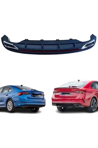 Autogp Skoda Octavia Arka Tampon Difüzörü Amg Model 2020+ Agp-bgr-12121