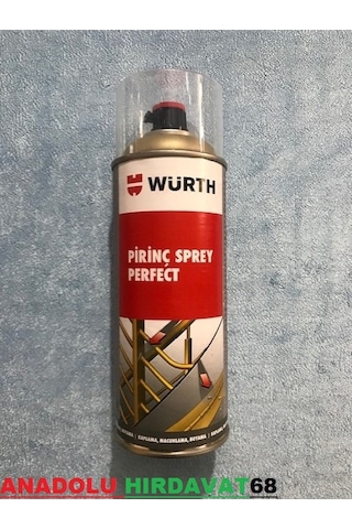 Würth Pirinç Sprey Boya Sprey Boya Pirinç Perfect 400 ML Pirinç Ef