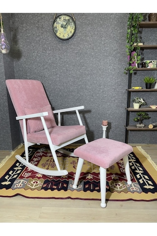 Asedia Trend Lake Pembe Sallanan Sandalye Koltuk