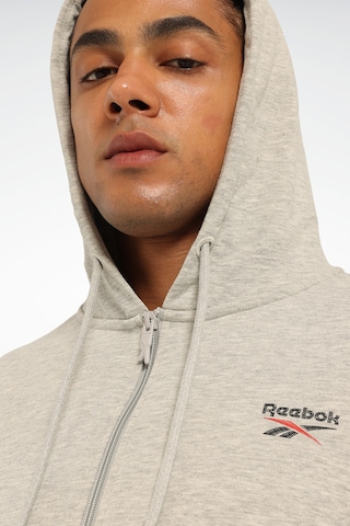 Reebok New Id Reg Fz Gri Erkek Eşofman Üstü Gri-kırmızı