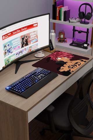 Fairy Tail Anime V2 - 48x40 Xl Gaming Kauçuk Kaymaz Taban Mouse Pad Fare Altlığı
