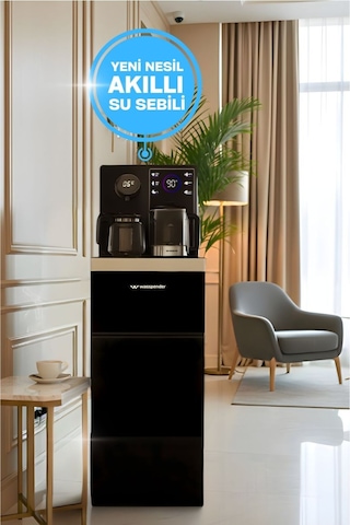 Wasspender Çay Makineli Gizli Damacanalı Su Sebili
