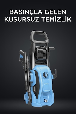 Torima Hpc-01 Mavi Yüksek Basınçlı Oto, Halı, Bahçe Temizleme Ve Yıkama Makinesi 2000w, 150 Bar Mavi