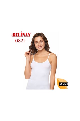 Belinay Ip Asklılı Modal Yumuşak Bayan Atlet 0821