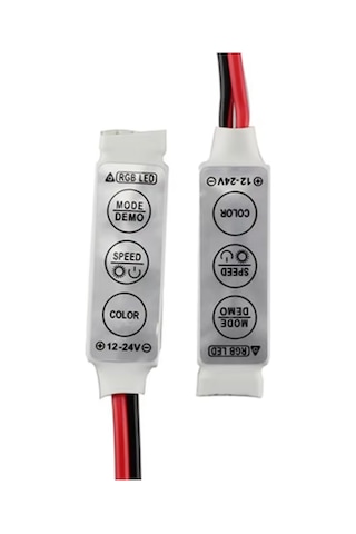 5-24v Rgb Led Kontrol 3 Tuşlu Manuel Mini Dimmer