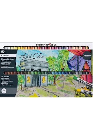 Eberhard Faber Artist Color Yağlı Pastel Seti 50 Renk