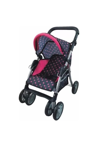 Nano Oyuncak Bebek Arabası Pinky Dots