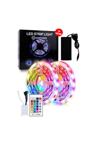 Dempower 10 Metre Şerit Led Asorti