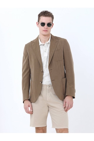 Kip Vizon Düz Modern Fit Ceket Çok Renkli