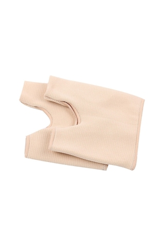 2 Çift Dişli U Şekilli Ön Ayak Pedi Halluks Valgus Düzeltici Çorap