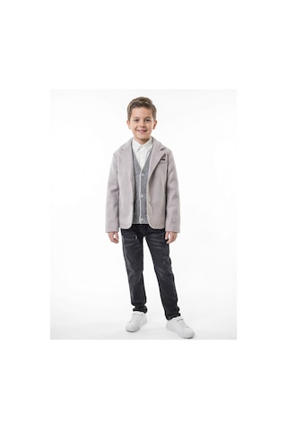 Xo Kids Erkek Çocuk 4lu Alt Üst Takım 6-9 Yaş 13204 Gri