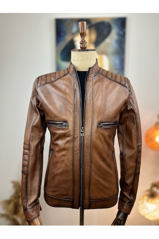 Always Leather Usta Ellerden Çıkan Efsane Hakiki Deri Mont 1803340003 Kahverengi