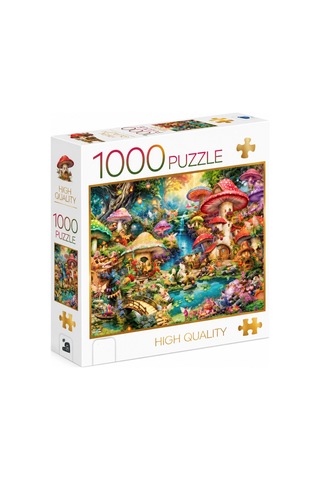 1000 Parça Masal Diyarı Puzzle 48 X 68 Cm Yüksek Baskı Kaliteli Eğlenceli Puzzle