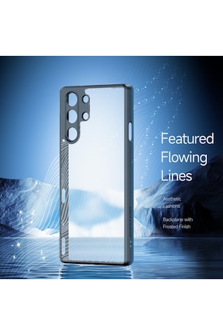 Zte Nubia Red Magic 10 Pro / 10 Pro Dux Ducıs Aimo Serisi Tpu Pc Buzlu Hissediyorum Telefon Kılıfı Siyah Siyah