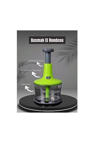 Basmalı El Rondosu Çok Renkli