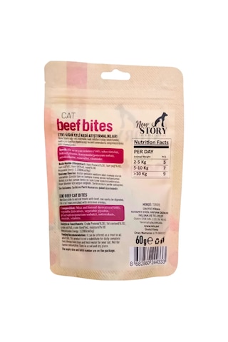 Cat Beef Bites 3x60gr. Biftekli, Kedi Ödül Maması