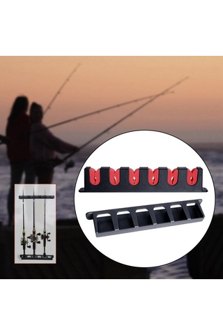 Suntek 6 Yuva Olta Tutucu Raf Garaj Kapısı Kırmızı Için