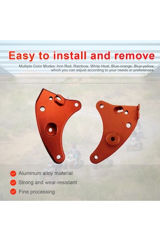 Geeksen Can-am Renegade Outlander Gen 2 İçin Alüminyum Alaşım Vites Kol Yatağı Ve Destek Plakası - Siyah / Kırmızı Seçenekli