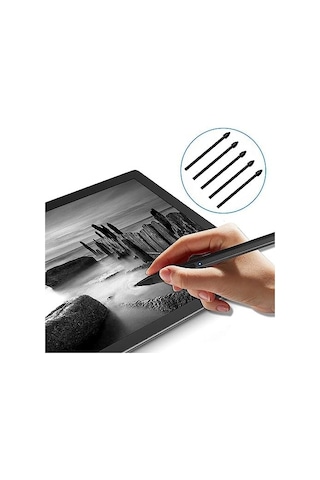 Daiuni S-pen Yedek Uçlar Galaxy Tab S7 Fe/tab S7 / Tab S7+ Plus/galaxy Tab S8 / Tab S8+ Plus/tab S8 Ultra İçin Dokunmatik Stylus S Pen Uçlar Uç Alet Seti, 5 Adet Siyah