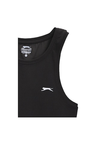 Slazenger KAIDENA IN Kadın Slim Fıt Kolsuz Siyah Tişört