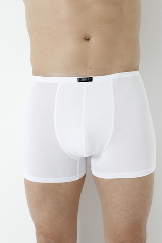 Arma Yıldız Erkek Bambu Boxer Beyaz İnce Bel Lastikli 5'li Paket-beyaz