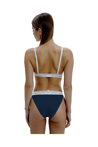 Yohannes Club, Kadın Pamuklu İç Çamaşırı Takımı, Renk Seçenekli, Bralet-kemerli Bikini Slip Lacivert