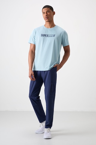 Tommy Life İndigo Polyester İnce Yumuşak Comfort Fit Erkek Eşofman Alt - 82120 İndigo