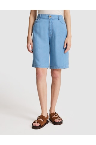 Pierre Cardin Kadın Açık Mavi Şort Jean 50324122-vr003