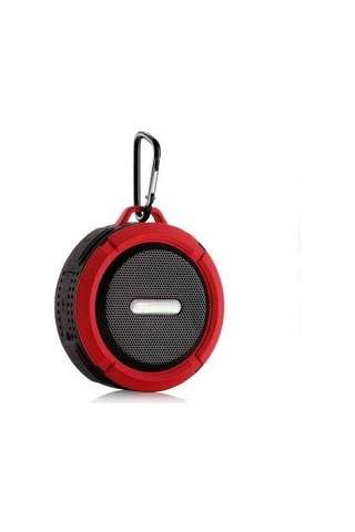 Fortunelane Mini Bluetooth Hoparlör, Ip56 Su Geçirmez, 10 Saat Pil, Mikrofon, Micro Sd Desteği, Kırmızı