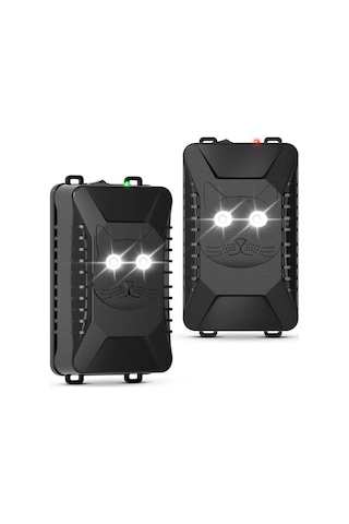 Skycity Araçta Kedi, Fare, Sincap İçin Ultrasonik Uyarıcı - 3 Besleme Seçeneği 12v Araç, Usb, Pil - Siyah Abs Malzeme