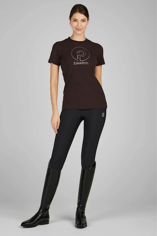 Eskadron 24 Platinum Kadın T - Shirt Slim Fit Kahverengi