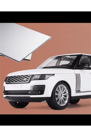 Hmb 1:18 Ölçek Range Rover 50th Annıversary Edıtıon Beyaz Minyatür Metal Model Araba