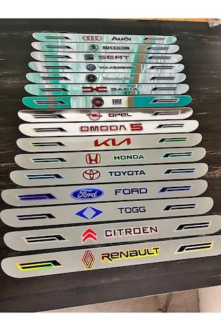 Fiat Aynalı Kapı Eşiği 4'lü Set