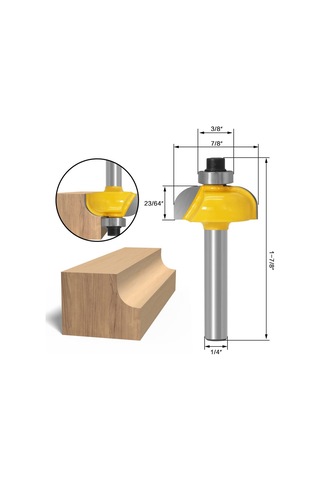 15 Pcs Yönlendirici Bitleri 1/4 Shank Yönlendirici Bitleri Dıy İçin Yeni Başlayan Yönlendirici Bit Kiti, Depolama Çantası İle Ahşap İşleme Projesi