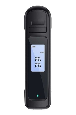 Moly Kontaktsız Alkol Testeri - Şarjlı, 3 Renkli Sonuç, Bac, Siyah - Avrupa-amerika Modeli Siyah