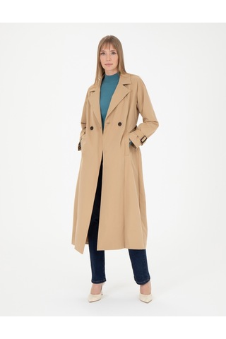 Pierre Cardin Kadın Camel Trençkot 50285223-vr015 Camel