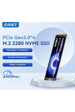 Eaget 3500mbps Yüksek Hızlı M.2 2280 Nvme Ssd Pcle Gen3x4 Hızlı