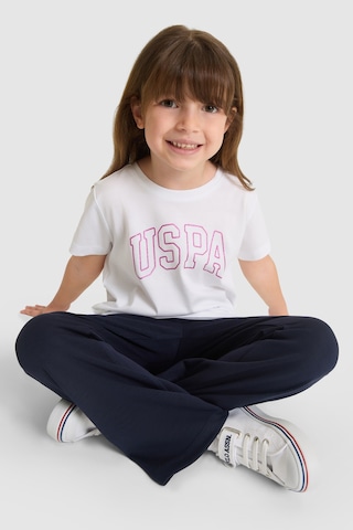 U.s. Polo Assn. Kız Çocuk Beyaz Tişört Basic 50325631-vr013