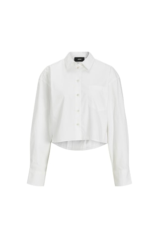 Jack & Jones Kadin Crop Poplin Gömlek - Jamie 12260549 White Beyaz