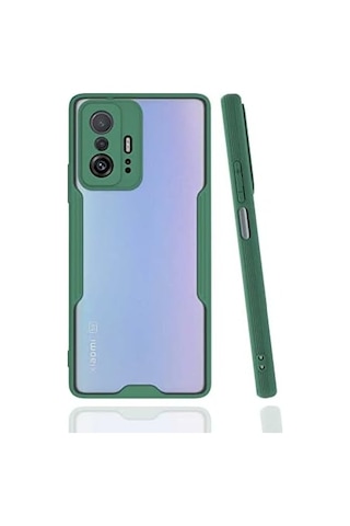 Xiaomi Mi 11t Kılıf Mat Kamera Korumalı Silikon Platin 50 x 22