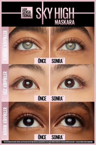 Lash Sensational Sky High Maskara 2'li Set Electro Black