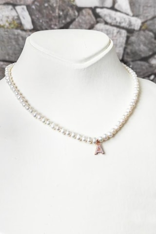 İncili Harf Choker Kolye Diğer